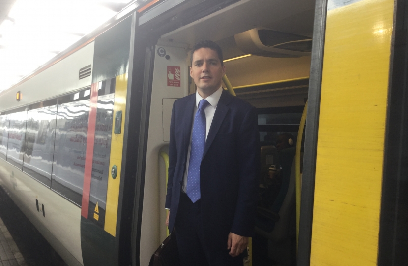 Huw on commute