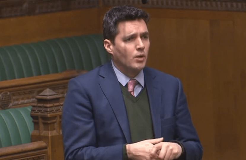  Huw asks a question to the Minister of State for the Department of Health on the NHS Winter Crisis