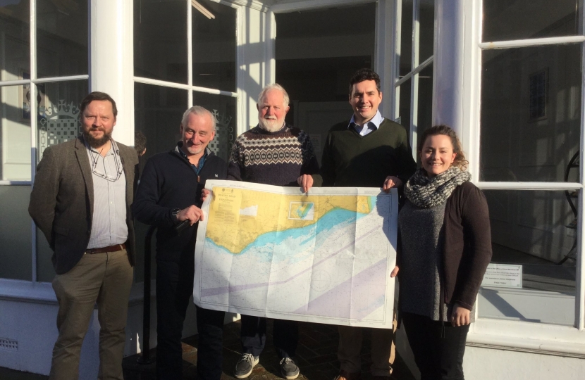 Huw supports bid for local Marine Conservation Zone