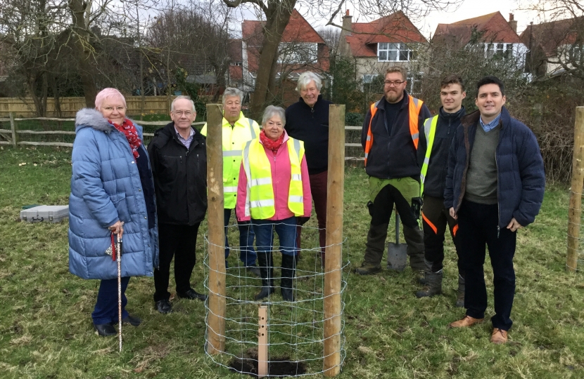 Tree planting in Westham