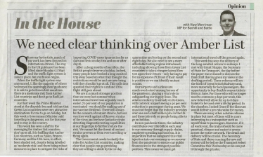 Observer article of 21 May 2021