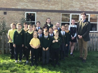 Little Common School Council with Huw