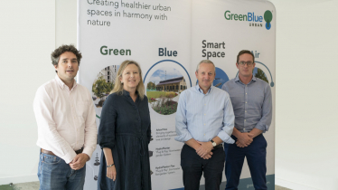 GreenBlue Urban photo MPs with CEO Dean Bowie 